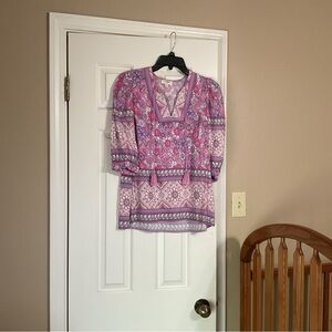 Floral Pink Women's Top
